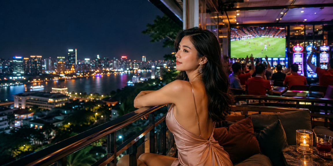 Người dùng tại Hà Nội thưởng thức cà phê và theo dõi kèo cá cược thể thao trực tuyến